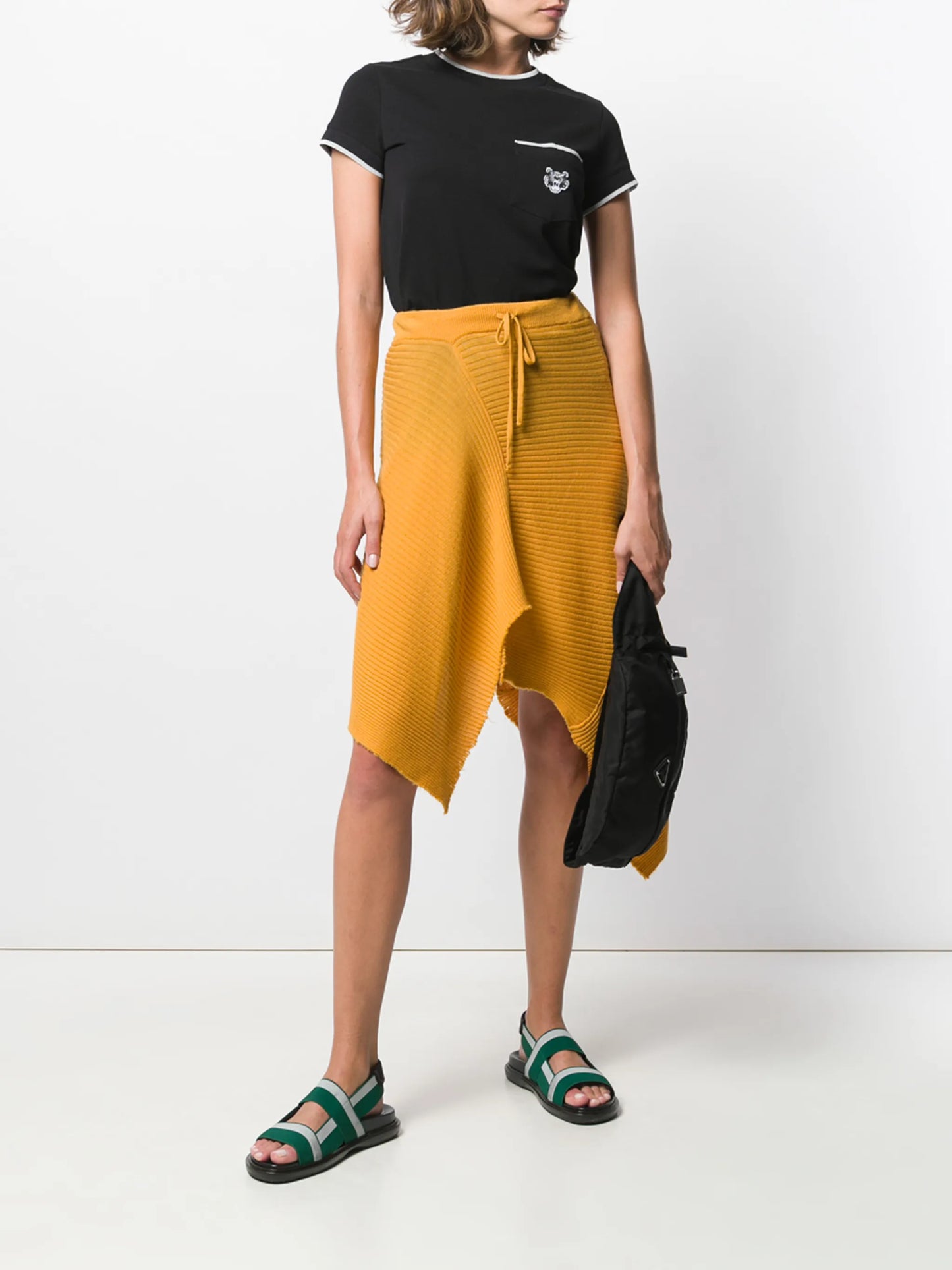 Kenzo  playera con bolsillo en el pecho